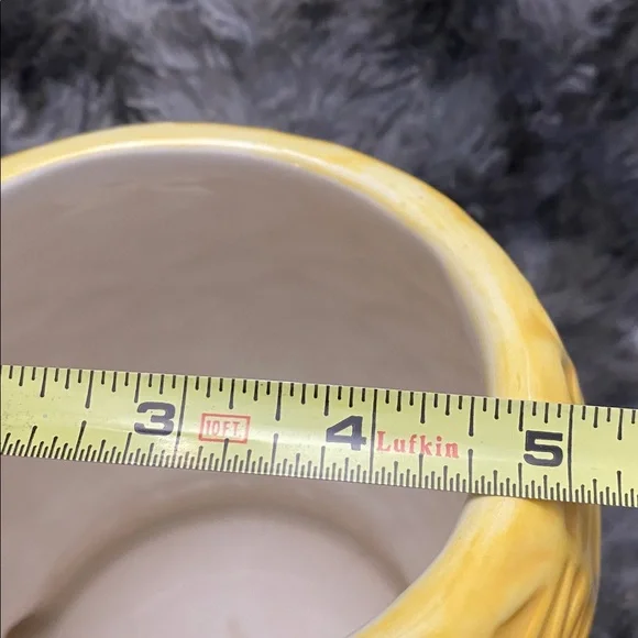 Mr. Peanut Ceramic Cookie Jar - Yellow & Black - Picture 16 of 16